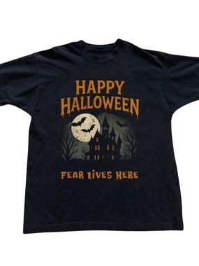 Gildan Halloween Black Graphic Tee